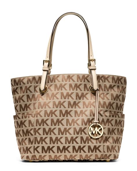 michael kors tote logo bag|michael kors logo print handbags.